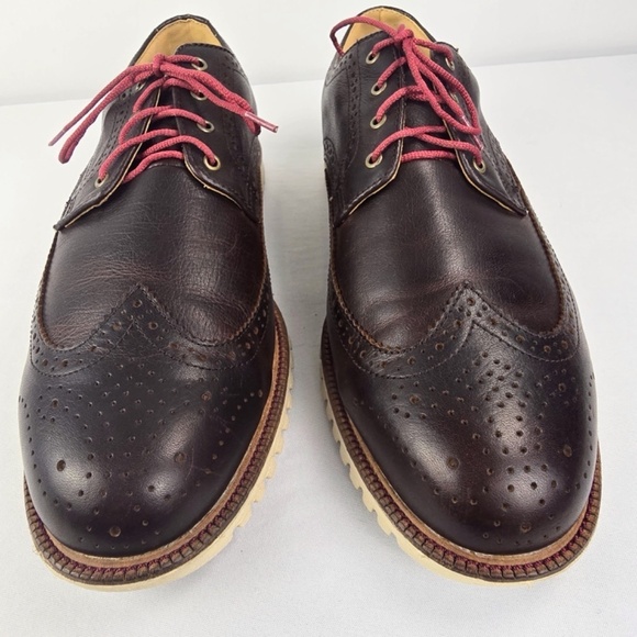 FootJoy Men's Size 12 Wide Club Casuals Wing Tip Golf Shoe- Brown Style 79057 - Picture 3 of 9